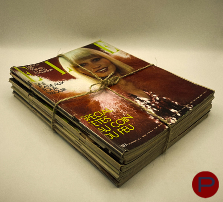 ELLE - 1973 - 9 MAGAZINES