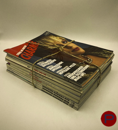 MARIE FRANCE, ELLE CHINE, ELLE, ELLE SLEEK AND SLICK/US, ELLE BEAUTÉ, CHARME/AL, AIR FRANCE MADAME - 1984, 1987, 1988, 1989 - 10 MAGAZINES