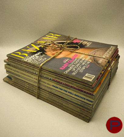 HARPER'S BAZAAR UK, HARPERS & QUEEN INTERNATIONAL, HARPER'S BAZAAR - 1987, 1986, 1985, 1974 - 13 MAGAZINES