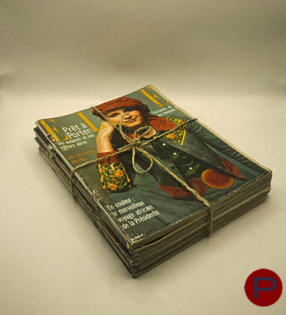 ELLE - 1971 - 8 MAGAZINES