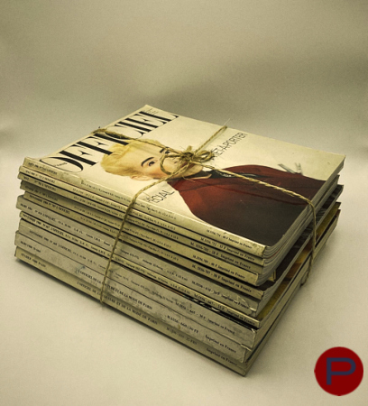 L'OFFICIEL - 1980, 1981, 1984, 1985, 1986 - 10 MAGAZINES