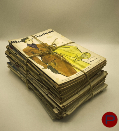 MODES & TRAVAUX - 1953, 1952, 1951, 1950, 1949, 1947, 1943, 1942, 1941, 1928, 1929, 1930, 1931, 1932, 1934 - 40 MAGAZINES