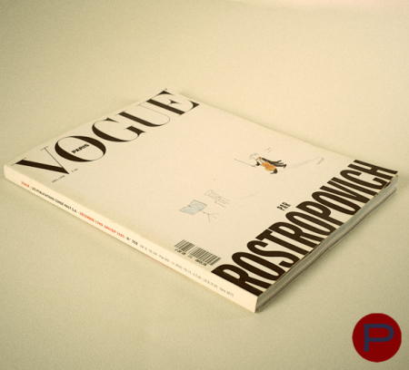 VOGUE - X ROSTROPOVICH - DÉCEMBRE 1989/JANVIER 1990 - MAGAZINE