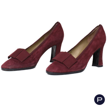 YVES SAINT LAURENT - 1980/90'S - PAIRE D'ESCARPINS