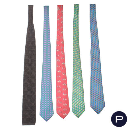 HERMÈS, LANVIN - CRAVATE