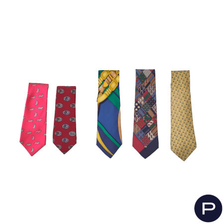HERMÈS, GUCCI - 1980/90'S - CRAVATE