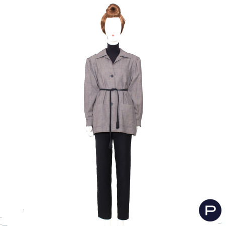 SAINT LAURENT RIVE GAUCHE - LATE 1970'S - VESTE-CHEMISE