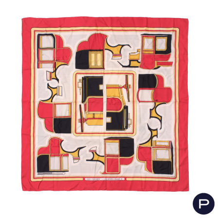 HERMÈS X FRANÇOISE DE LA PERRIÈRE - CARRÉ