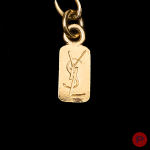 YVES SAINT LAURENT - 1980'S- RAS DE COU