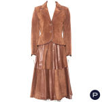 GUCCI - AUTOMNE-HIVER 1980/81 - ENSEMBLE, VESTE, JUPE