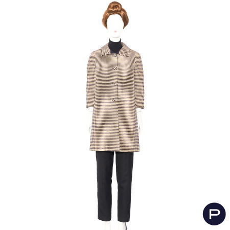 JEANNE LANVIN - CIRCA 1965 - MANTEAU