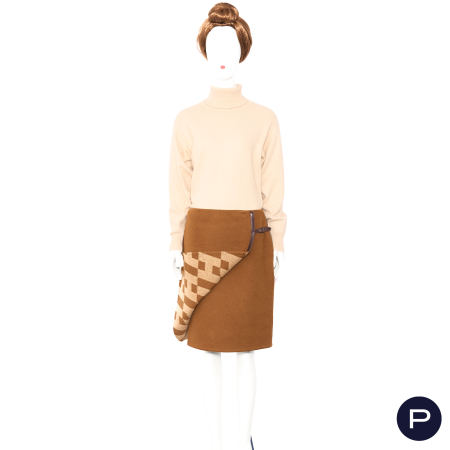 HERMÈS X JEAN-PAUL GAULTIER - AUTOMNE-HIVER 2007/08 - JUPE PORTEFEUILLE