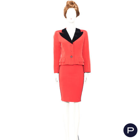 CHRISTIAN DIOR BOUTIQUE - 1980'S - VESTE, JUPE