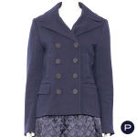 LANVIN X ALBER ELBAZ - AUTOMNE-HIVER 2005/06 - VESTE CROISÉE