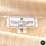 COURRÈGES - ENSEMBLE, PULL-OVER, JUPE