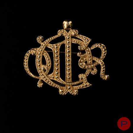 CHRISTIAN DIOR X GIANFRANCO FERRÉ - CIRCA 1990- BROCHE