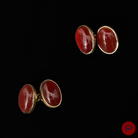 CHRISTIAN DIOR- PAIRE DE MANCHETTES