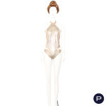 PACO RABANNE - PRINTEMPS-ÉTÉ 2001 - ENSEMBLE, HAUT, PETITE CULOTTE