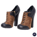 LOUIS VUITTON X MARC JACOBS - PAIRE D'ESCARPINS