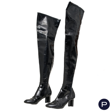 LOUIS VUITTON X MARC JACOBS - PAIRE DE CUISSARDES