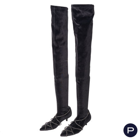 SONIA RYKIEL X JULIE DE LIBRAN - AUTOMNE-HIVER 2018/19 - PAIRE DE CUISSARDES