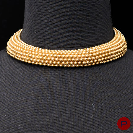 YVES SAINT LAURENT - CIRCA 1980- COLLIER TORQUE