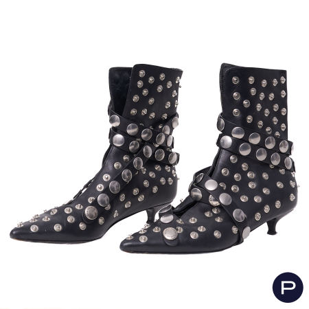 SONIA RYKIEL X JULIE DE LIBRAN - AUTOMNE-HIVER 2018/19 - PAIRE DE BOTTINES