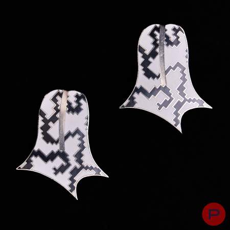 MENDINI FOR ACME LOS ANGELES - 1986- PAIRE DE BOUCLES D'OREILLES