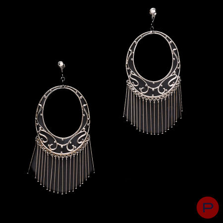 CHRISTIAN DIOR X JOHN GALLIANO - CIRCA 2003- PAIRE DE BOUCLES D'OREILLES