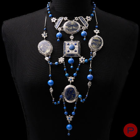 CHRISTIAN DIOR X JOHN GALLIANO - PRINTEMPS-ÉTÉ 2002- COLLIER PLASTRON