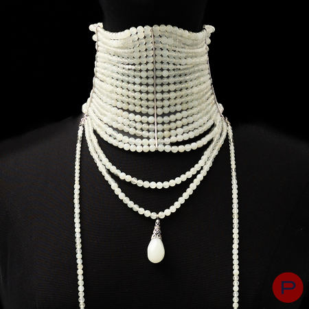 CHRISTIAN DIOR X JOHN GALLIANO - CIRCA 1997- COLLIER MASSAÏ