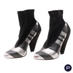 SONIA RYKIEL X JULIE DE LIBRAN - AUTOMNE-HIVER 2015/16 - PAIRE DE BOTTINES