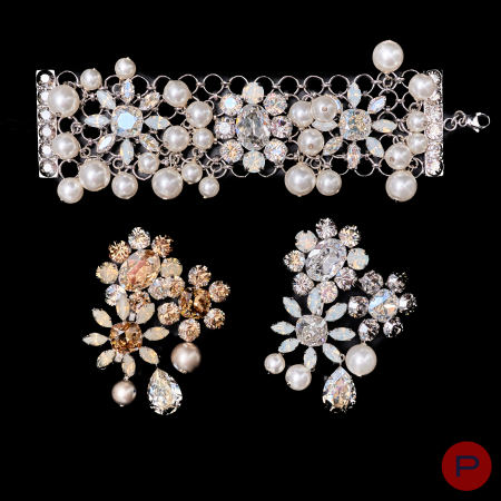 PHILIPPE FERRANDIS- BRACELET, BROCHES