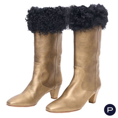 CHANEL X KARL LAGERFELD - 2000'S - PAIRE DE BOTTES