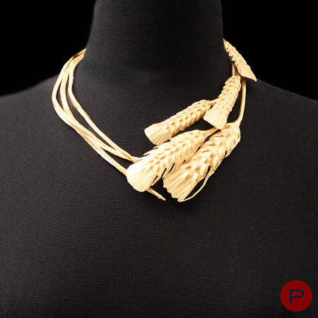 YVES SAINT LAURENT RIVE GAUCHE - LATE 1980'S- COLLIER TORQUE