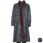 YVES SAINT LAURENT FOURRURES - 1980/90'S - MANTEAU