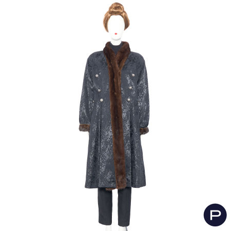 YVES SAINT LAURENT FOURRURES - 1980/90'S - MANTEAU