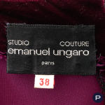 STUDIO COUTURE EMANUEL UNGARO, UNGARO PARALLÈLE - CIRCA 1990 - HAUT, JUPE