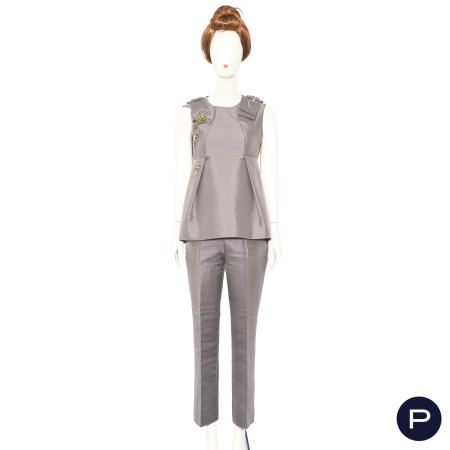 PRADA - AUTOMNE-HIVER 2015/16 - ENSEMBLE, HAUT, PANTALON