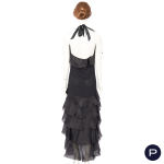 SAINT LAURENT RIVE GAUCHE - 1980'S - ROBE DU SOIR