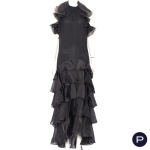 SAINT LAURENT RIVE GAUCHE - 1980'S - ROBE DU SOIR