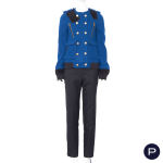 BALENCIAGA X NICOLAS GHESQUIÈRE - CIRCA 2007 - VESTE CROISÉE