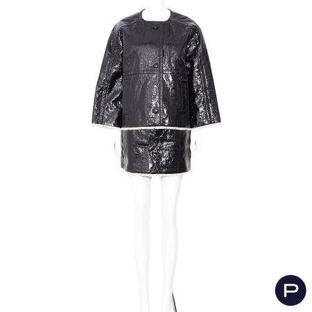 SONIA RYKIEL X JULIE DE LIBRAN - PRINTEMPS-ÉTÉ 2018 - ENSEMBLE, VESTE, MINI-JUPE