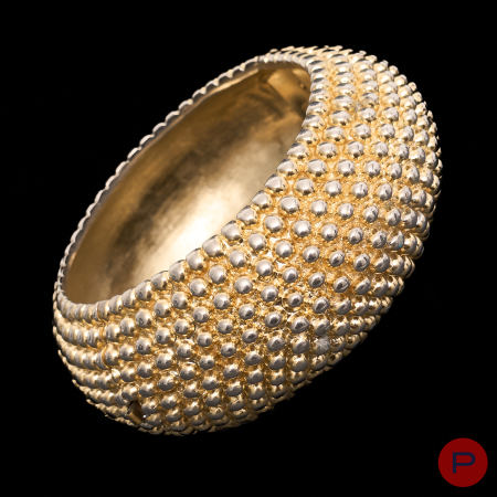 YVES SAINT LAURENT X ROBERT GOOSSENS - CIRCA 1980- MANCHETTE