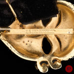 GIANNI VERSACE X UGO CORREANI  - CIRCA 1980- BROCHE