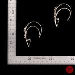 GIANNI VERSACE X UGO CORREANI  - CIRCA 1980- PAIRE DE BOUCLES D'OREILLES