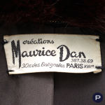 CRÉATIONS MAURICE DAN  - MANTEAU