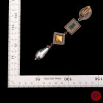 YVES SAINT LAURENT X ROBERT GOOSSENS - CIRCA 1980- BOUCLE D'OREILLE