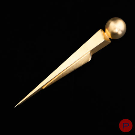 GIANNI VERSACE X UGO CORREANI  - CIRCA 1980- BROCHE