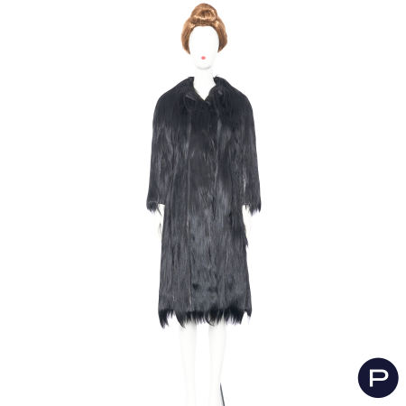 YVES SAINT LAURENT FOURRURES - 1960/70'S - MANTEAU